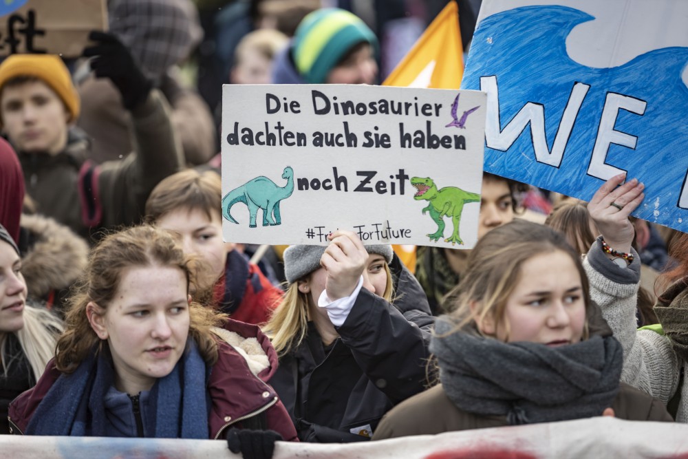 Fridays for Future - Demonstration, (c) AGJ, Foto: Jörg Farys/Die Projektoren