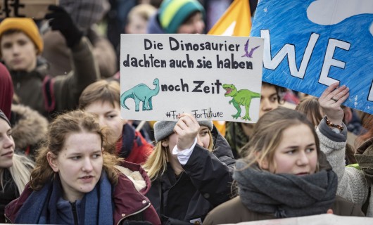 Fridays for Future - Demonstration, (c) AGJ, Foto: Jörg Farys/Die Projektoren